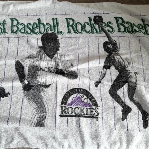 Vintage Colorado Rockies Towel MLB Target Not just Baseball 50x29" Cover