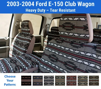 Fundas de asiento Southwest Sierra para Ford E-150 Club Wagon 2003-2004 Foto 1 de 4