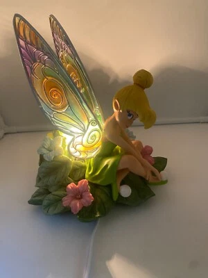 Disney Tinker Bell Bradford Lámpara de Intercambio “Sitting Pretty” Lámpara Luz Nocturna OE4 Foto 1 de 4