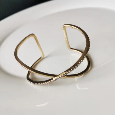 Nuevo Brazalete Brazalete Abierto Banana Republic Moda Mujeres Fiesta Vacaciones Joyería Foto 1 de 4