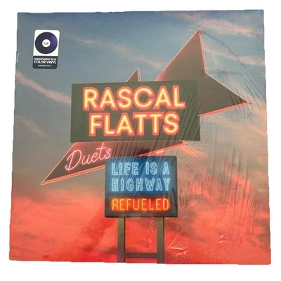 Rascal Flatts - Life Is A Highway: Refueled Duets [New Vinyl LP] Blue, Color - Image 1 of 3