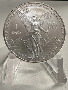 1993 libertad 1 oz .999 Mexico-INV#7854 - Picture 1 of 2