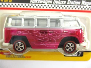 HOT WHEELS RLC NEO CLASSICS SERIES VOLKSWAGEN DELUXE STATION WAGON BUS REDLINES - Picture 1 of 20