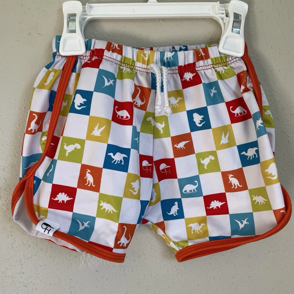 Pantalones cortos George Hats Dinosaur Check talla 3T-4T Foto 1 de 4