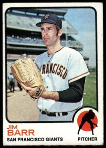 1973 Topps #387 Jim Barr San Francisco Giants VG - Bild 1 von 2