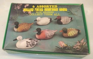 Vintage Enten Stockente Köder Bleistift Radierer Menge 12 Pintail Gans - Bild 1 von 6
