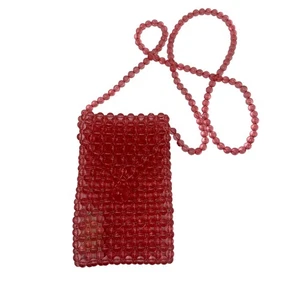 Markenlos Y2K Style Perlen Mini Tasche Handtasche Rosa NEU - Bild 1 von 3