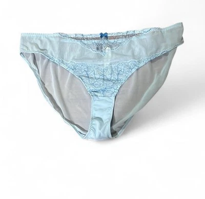 Panty Adore Me Talla 4XL Azul Hipster Encaje Femenino Sexy Hada Cottagecore Foto 1 de 4