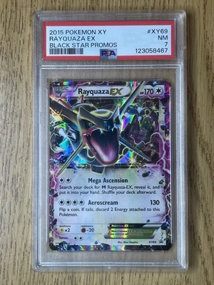 Pokémon Black Star 2015 promoción Rayquaza #xy69 PSA 7 casi nuevo Foto 1 de 2