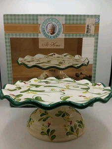 Paula Deen Standfuß Kuchenständer "Home For The Holidays" mit Box NEU - Bild 1 von 12