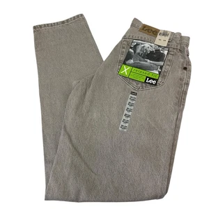 Vintage 90's Lee Brown Relaxed Fit Denim Jeans Made in USA Men's 38 X 34 NEW NOS - Picture 1 of 7