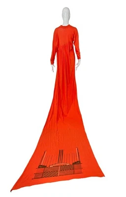 Vestido de toga naranja VIVIENNE WESTWOOD & MALCOLM McLAREN, 'Nostalgia of Mud', AW82 Foto 1 de 4