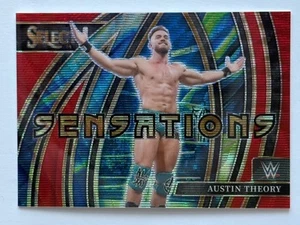 2024 Panini Select WWE Sensations Austin Theory 58/149 Red Wave #14 A-Town Down - Picture 1 of 3