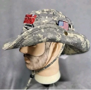 National Guard Camo Embroidered Boonie Bucket Fishing Hat - Picture 1 of 5