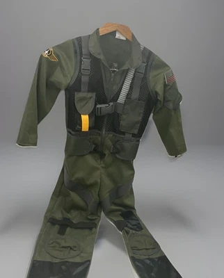 Teetot & Company Kids Air Force Dress Up/Halloween Jumpsuit Size S (7-8) - Image 1 of 4