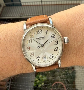 Orologio Uomo Montblanc Meisterstuck Ref: 7019 Automatic ETA Acciaio 36mm - Picture 1 of 12