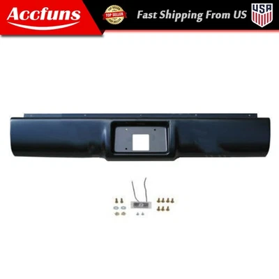 Rear Bumper Roll Pan w/ License Light For Chevrolet GMC C/K C1500 2500 88-1998 Foto 1 de 4