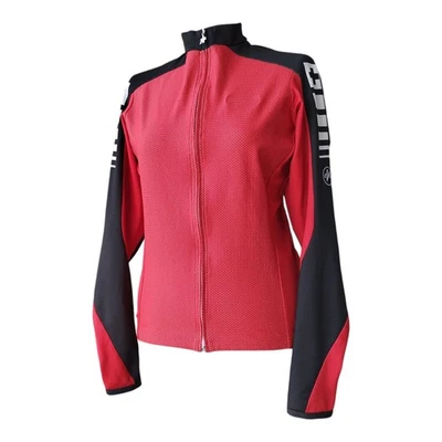 Chaqueta de mujer Assos manga larga intermedia Evo ciclismo cremallera completa roja talla L Foto 1 de 4