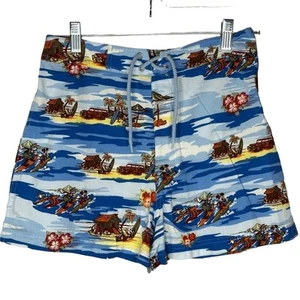 Disney World Parks Hawaiian Print Board Shorts Swim Trunks - Picture 1 of 8