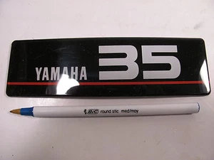 YAMAHA 6H4-42686-E0 FRONT EMBLEM  6H442686E0 - Imagen 1 de 2