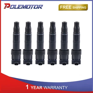 6X Ignition Coils For Hyundai Genesis Santa Fe Sonata Sorento V6 3.3/3.8L UF546 - Picture 1 of 8