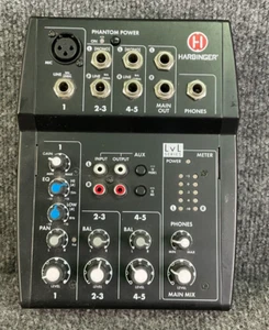 Harbinger L502 5-Ch Mixer ποΈ Phantom Power β Compact Studio/Live Use - Picture 1 of 15