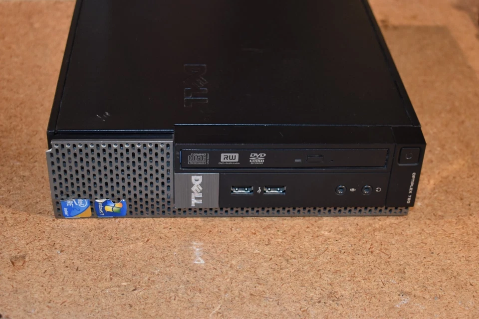 Dell Optiplex 780 USFF Core 2 Duo E8500 3.16GHz 4GB 320GB HDD Windows XP 32-bit - Image 1 of 4