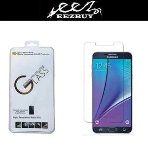 Real Tempered Glass Screen Protector for Samsung Galaxy NOTE 5 5.7" - Picture 1 of 5