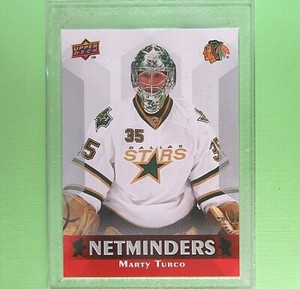 MARTY TURCO  2010  NETMINDERS   Upper Deck #N3  Dallas Stars