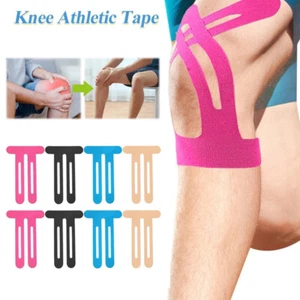 10-100pcs Precut Kinesiology Tape Breathable Athletic Tape for Knees Pain Relief - Picture 1 of 15