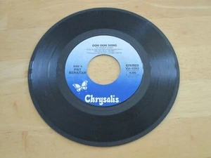 PAT BENATAR - OOH OOH SONG B/W - LA CANCION OOH OOH VG+ 1984 - Picture 1 of 1