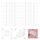  100 Pcs Buckle Pvc Clear Boob Tape Lights Strip Fixing Clips LED