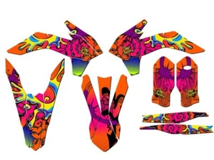2015-2016 XC ZANY Orange Senge Graphics Kit Compatible with KTM - Picture 1 of 10