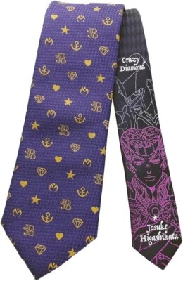 Corbata púrpura de Josuke Higashikata de anime popular de Japón JoJo's Bizarre Adventure 14797 Foto 1 de 4