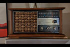 VINTAGE 1960’S RCA VICTOR RGC42S PECAN AM FM CONSOLE RADIO