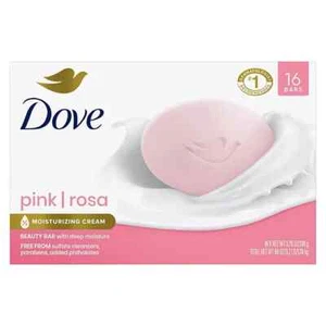 Jabón en barra Dove Beauty, ROSA ROSA, crema hidratante, 3,75 oz., 16 ct. *NUEVO* - Imagen 1 de 7