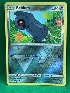 Beldum Guardians Rising Common REVERSE HOLO Pokemon Card 83/145 - Picture 1 of 2