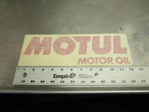 Motul Motor Oil Decal Sticker - Picture 1 of 4