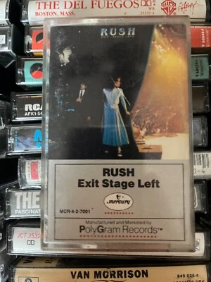 Rush *"Exit Stage Left" Cassette Tape VG+. - Image 1 of 3