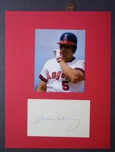 1978-90 California Angels Star Brian Downing signed autographed card & photo --- - Picture 1 of 1