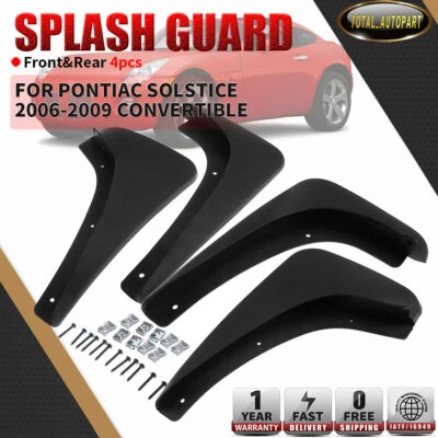 4x Protectores contra salpicaduras derecha + derecha guardabarros guardabarros para Pontiac Solstice 2006-2009 Foto 1 de 4