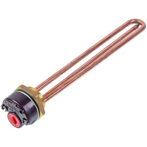 Water Heater Heating Element With Thermostat 3000W (copper) L=265mm flange 55mm  - Picture 1 of 5