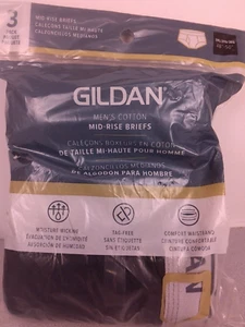 Gildan Men's Solid Color Cotton Mid Rise Briefs Size 3XL - New. (69) - Picture 1 of 12