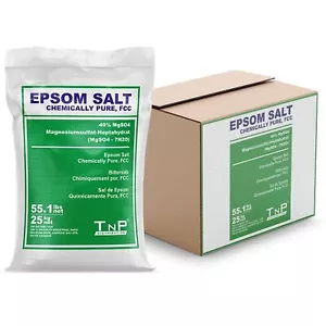 Epsom Salts 25KG Bag Pharmaceutical Medical Grade Bath Salt Magnesium Sulphate - Picture 1 of 3
