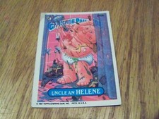 1987 TOPPS GARBAGE PAIL KIDS  UNCLEAN HELENE TRADING CARD