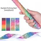 Gradient Colorful Badminton Sweatband Tap 1.5M Racket Wrapping Tape  Racket