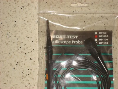 CIRCUIT-TEST OP-60A 60 MHZ X1 X10 Oscilloscope Probe Kit - SCOPE PROBE - Image 1 of 2