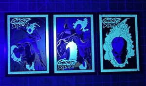 Comic Bilder: 3x GHOST RIDER GLOW/GITD Karten - G3, G4, G10!! - Bild 1 von 9