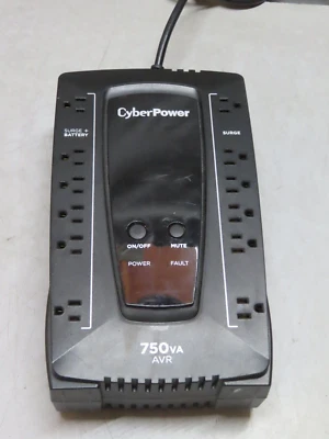 CyberPower AVRG750U AVR Series 750VA/450W 12 outlet ** NO BATTERY INCLUDED ** - Image 1 of 3