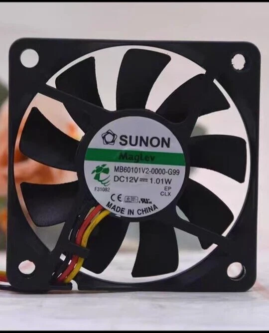 SUNON MB60101V2-0000-G99 12V 1.01W 6010 6CM Cooling Fan - Image 1 of 1